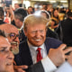 Donald Trump visits the Versailles restaurant in Miami