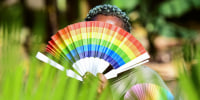 A member of Uganda's LGBTQ community in Kampala on April 4, 2023.